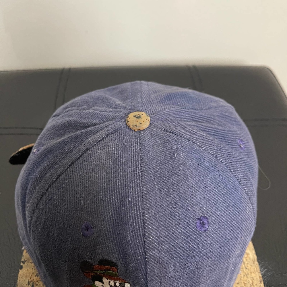 Vintage Disney Mickey Embroidered Adjustable Cork Brim Baseball Cap - Picture 5 of 14